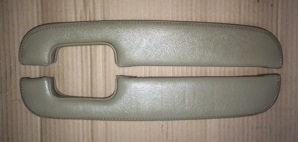 Grey/Green Armrests covers